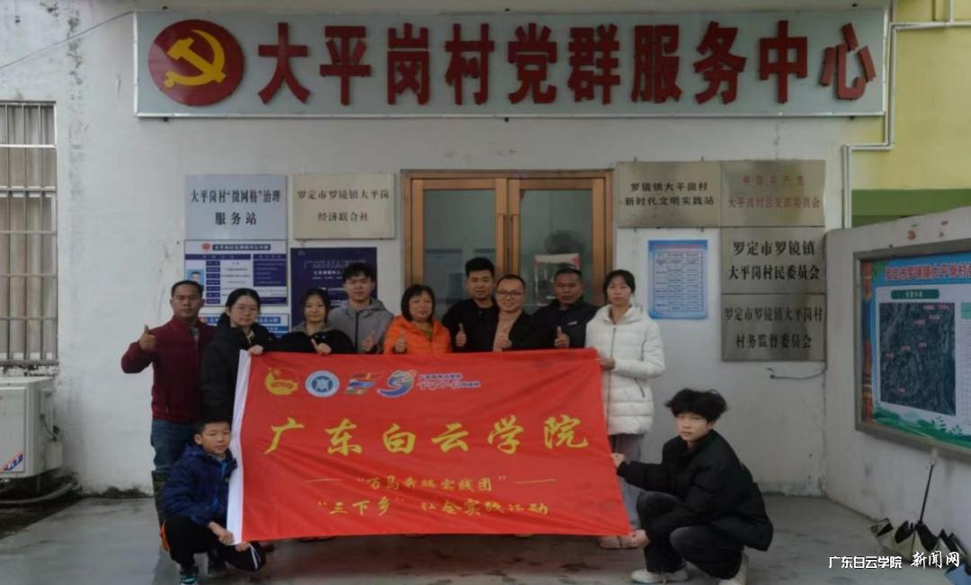 【百千万工程】万马奔腾实践团到罗定市罗镜镇大平岗村开展活动-活动合照.png